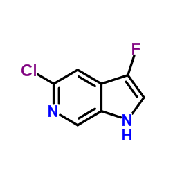 5-Chloro-3-fluoro-1H-pyrrolo[2,3-c]pyridine Structure