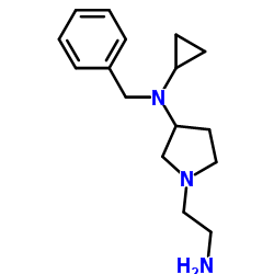 1-(2-Aminoethyl)-N-benzyl-N-cyclopropyl-3-pyrrolidinamine Structure