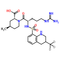 Argatroban-d3 (hydrochloride) structure