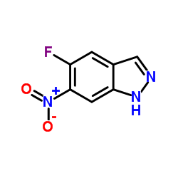5-Fluoro-6-nitro-1H-indazole structure