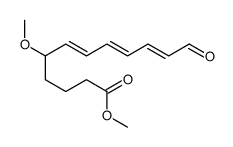 methyl 5-methoxy-12-oxododeca-6,8,10-trienoate Structure