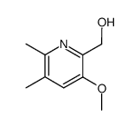 2-(hydroxymethyl)-5,6-dimethyl-3-methoxypyridine Structure