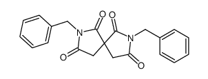 2,7-Dibenzyl-2,7-diazaspiro(4.4)nonane-1,3,6,8-tetraone结构式