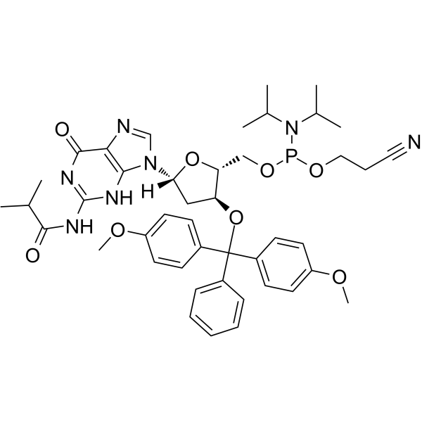 3'-DMTr-dG(iBu) structure