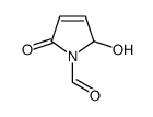 2-hydroxy-5-oxo-2H-pyrrole-1-carbaldehyde结构式