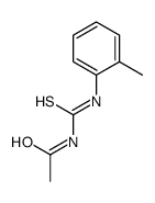 N-[(2-methylphenyl)carbamothioyl]acetamide结构式