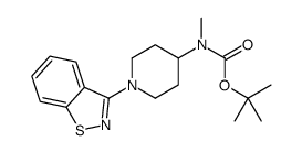 tert-butyl N-[1-(1,2-benzothiazol-3-yl)piperidin-4-yl]-N-methylcarbamate Structure