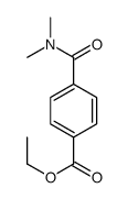 ethyl 4-(dimethylcarbamoyl)benzoate结构式