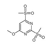 4-methoxy-2,6-bis(methylsulfonyl)pyrimidine Structure