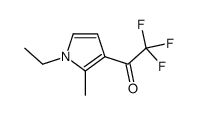 Ethanone, 1-(1-ethyl-2-methyl-1H-pyrrol-3-yl)-2,2,2-trifluoro- (9CI)结构式