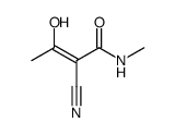 2-Butenamide, 2-cyano-3-hydroxy-N-methyl- (9CI) picture