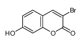3-bromo-7-hydroxychromen-2-one结构式