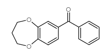 3,4-二氢-2H-1,5-苯并二噁英-7-苯甲酮结构式