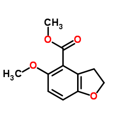 Methyl 5-methoxy-2,3-dihydro-1-benzofuran-4-carboxylate Structure