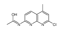 N-(7-chloro-5-methyl-1,8-naphthyridin-2-yl)acetamide Structure