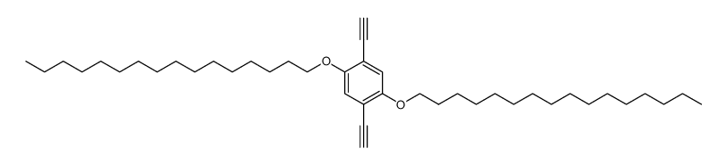 1,4-bis(ethynyl)-2,5-di(hexadecyloxy)benzene Structure
