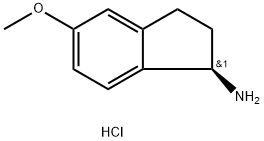 (R)-5-Methoxy-2,3-dihydro-1H-inden-1-amine hydrochloride Structure