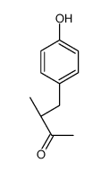 (3S)-4-(4-hydroxyphenyl)-3-methylbutan-2-one Structure