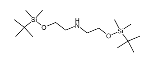 Bis(2-((Tert-Butyldimethylsilyl)Oxy)Ethyl)Amine Structure