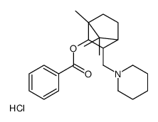 [4,7,7-trimethyl-2-(piperidin-1-ylmethyl)-3-bicyclo[2.2.1]heptanyl] benzoate,hydrochloride结构式