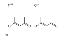 dichlorobis(pentane-2,4-dionato-O,O')titanium结构式