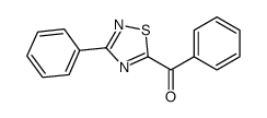 phenyl-(3-phenyl-1,2,4-thiadiazol-5-yl)methanone Structure