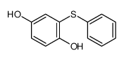 2-phenylsulfanylbenzene-1,4-diol结构式