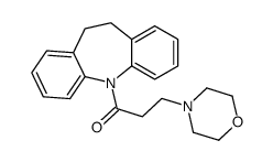 10,11-Dihydro-5-(3-morpholino-1-oxopropyl)-5H-dibenz[b,f]azepine structure