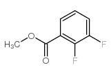 2,3-二氟苯甲酸甲酯结构式