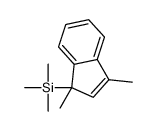 (1,3-dimethylinden-1-yl)-trimethylsilane结构式
