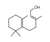 (E)-3-methyl-5-(2',6',6'-trimethylcyclohex-1'-en-1'-yl)pent-2-en-1-ol Structure