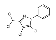 4,5-dichloro-3-dichloromethyl-1-phenyl-1H-pyrazole Structure