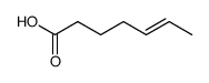 (E)-5-Heptenoic acid structure