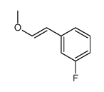 Benzene, 1-fluoro-3-(2-methoxyethenyl)- (9CI) Structure