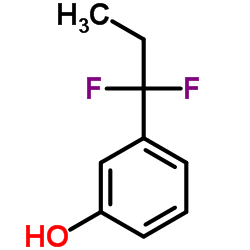 3-(1,1-Difluoropropyl)phenol Structure