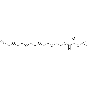 Boc-aminooxy-PEG4-propargyl图片