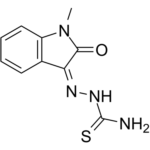 N-METHYLISATIN-3-THIOSEMICARBAZONE structure