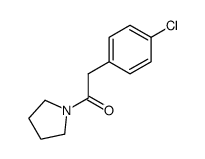 2-(4-chlorophenyl)-1-(pyrrolidin-1-yl)-ethanone Structure