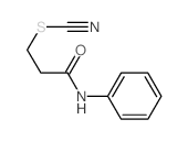 N-phenyl-3-thiocyanato-propanamide Structure