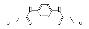 1,4-bis-(3-chloro-propionylamino)-benzene Structure