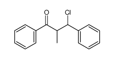 3-chloro-2-methyl-1,3-diphenyl-propan-1-one结构式