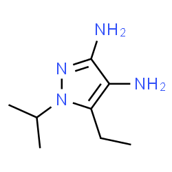 1H-Pyrazole-3,4-diamine,5-ethyl-1-(1-methylethyl)-(9CI) Structure