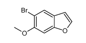 5-bromo-6-methoxy-1-benzofuran Structure