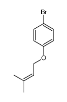 1-bromo-4-[(3-methylbut-2-en-1-yl)oxy]benzene Structure