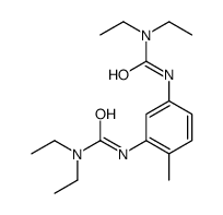 3-[3-(diethylcarbamoylamino)-4-methylphenyl]-1,1-diethylurea Structure