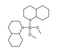 bis(3,4,4a,5,6,7,8,8a-octahydro-2H-quinolin-1-yl)-dimethoxysilane Structure