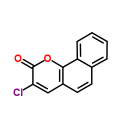 3-Chloro-2H-benzo[h]chromen-2-one结构式