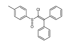 1-(1-chloro-2,2-diphenylethenyl)sulfinyl-4-methylbenzene结构式