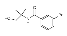 3-bromo-N-(1-hydroxy-2-Methylpropan-2-yl)benzamide structure