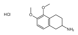 5,6-dimethoxy-2-aminotetraline hydrochloride Structure